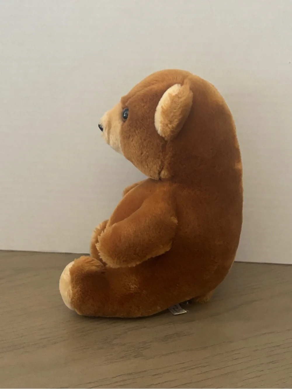 Vintage Caltoy Roly Poly Brown Teddy Bear Plush Stuffed Animal 9” Lovey